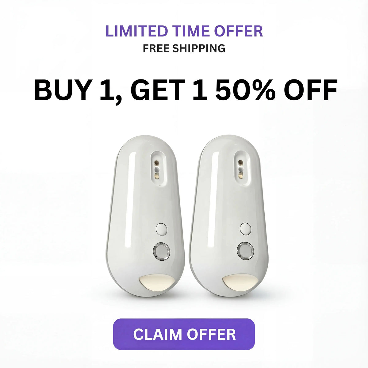 Self Cleaning UV Toilet Sanitizer & Night Light Nolara