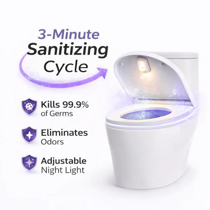 Self Cleaning UV Toilet Sanitizer & Night Light Nolara