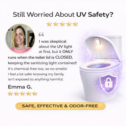 Self Cleaning UV Toilet Sanitizer & Night Light Nolara